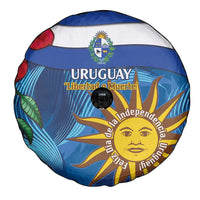 Uruguay Independence Day Spare Tire Cover 25 De Agosto Coat Of Arms With Ceibo - Wonder Print Shop