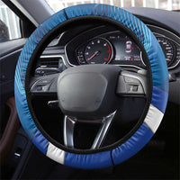 Uruguay Independence Day Steering Wheel Cover 25 De Agosto Coat Of Arms With Ceibo - Wonder Print Shop