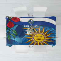 Uruguay Independence Day Tablecloth 25 De Agosto Coat Of Arms With Ceibo - Wonder Print Shop