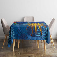Uruguay Independence Day Tablecloth 25 De Agosto Coat Of Arms With Ceibo - Wonder Print Shop