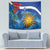 Uruguay Independence Day Tapestry 25 De Agosto Coat Of Arms With Ceibo - Wonder Print Shop