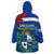 Uruguay Independence Day Wearable Blanket Hoodie 25 De Agosto Coat Of Arms With Ceibo - Wonder Print Shop