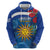 Uruguay Independence Day Zip Hoodie 25 De Agosto Coat Of Arms With Ceibo - Wonder Print Shop