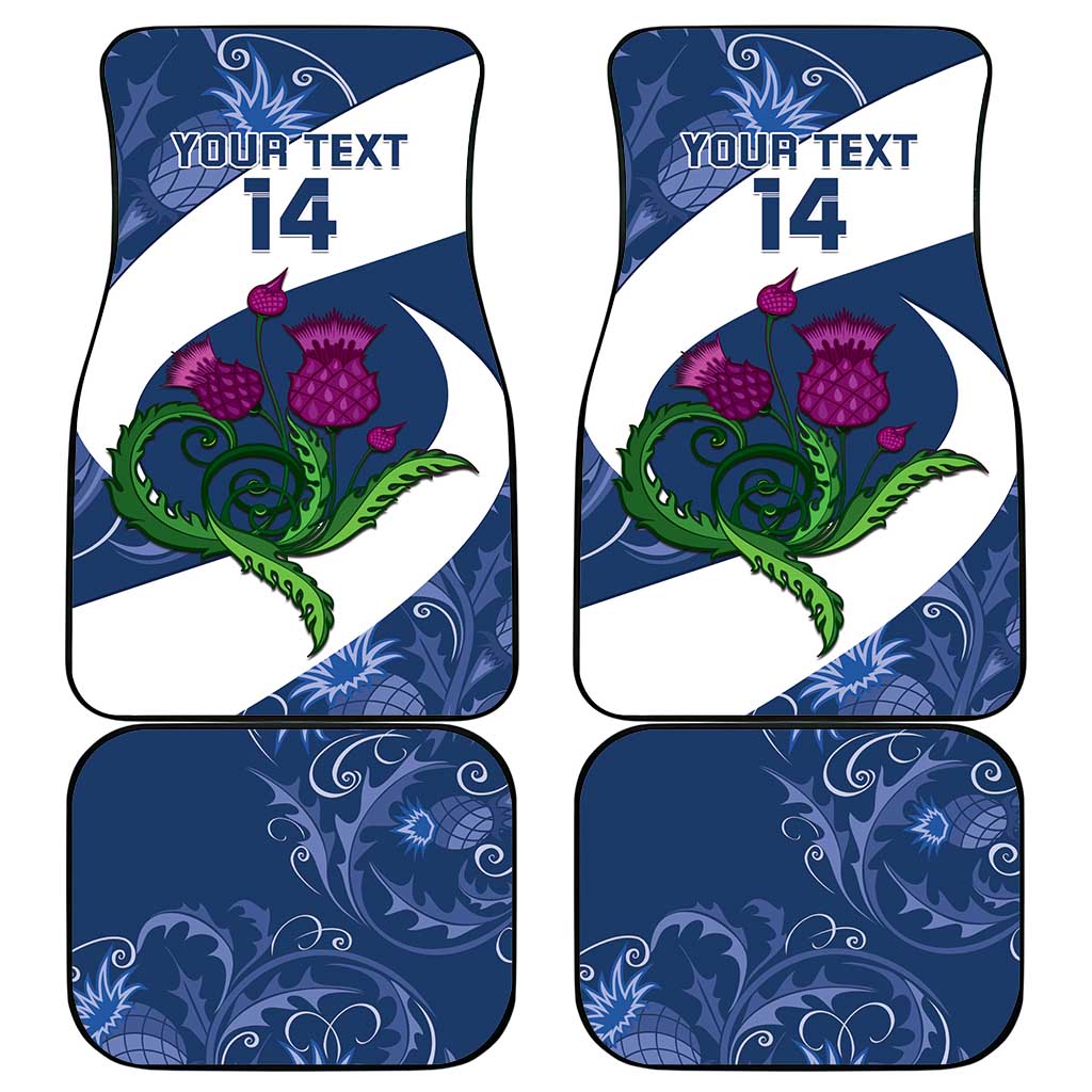 Custom Scotland Rugby Car Mats 2024 Go Champions Scottish Thistles - Wonder Print Shop
