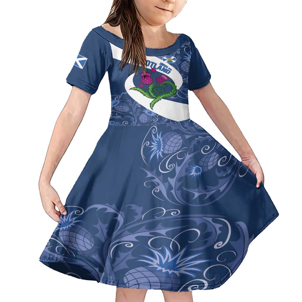 Custom Scotland Rugby Family Matching Summer Maxi Dress and Hawaiian Shirt 2024 Go Champions Scottish Thistles - Wonder Print Shop