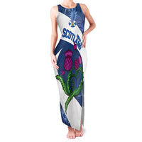 Custom Scotland Rugby Family Matching Tank Maxi Dress and Hawaiian Shirt 2024 Go Champions Scottish Thistles - Wonder Print Shop