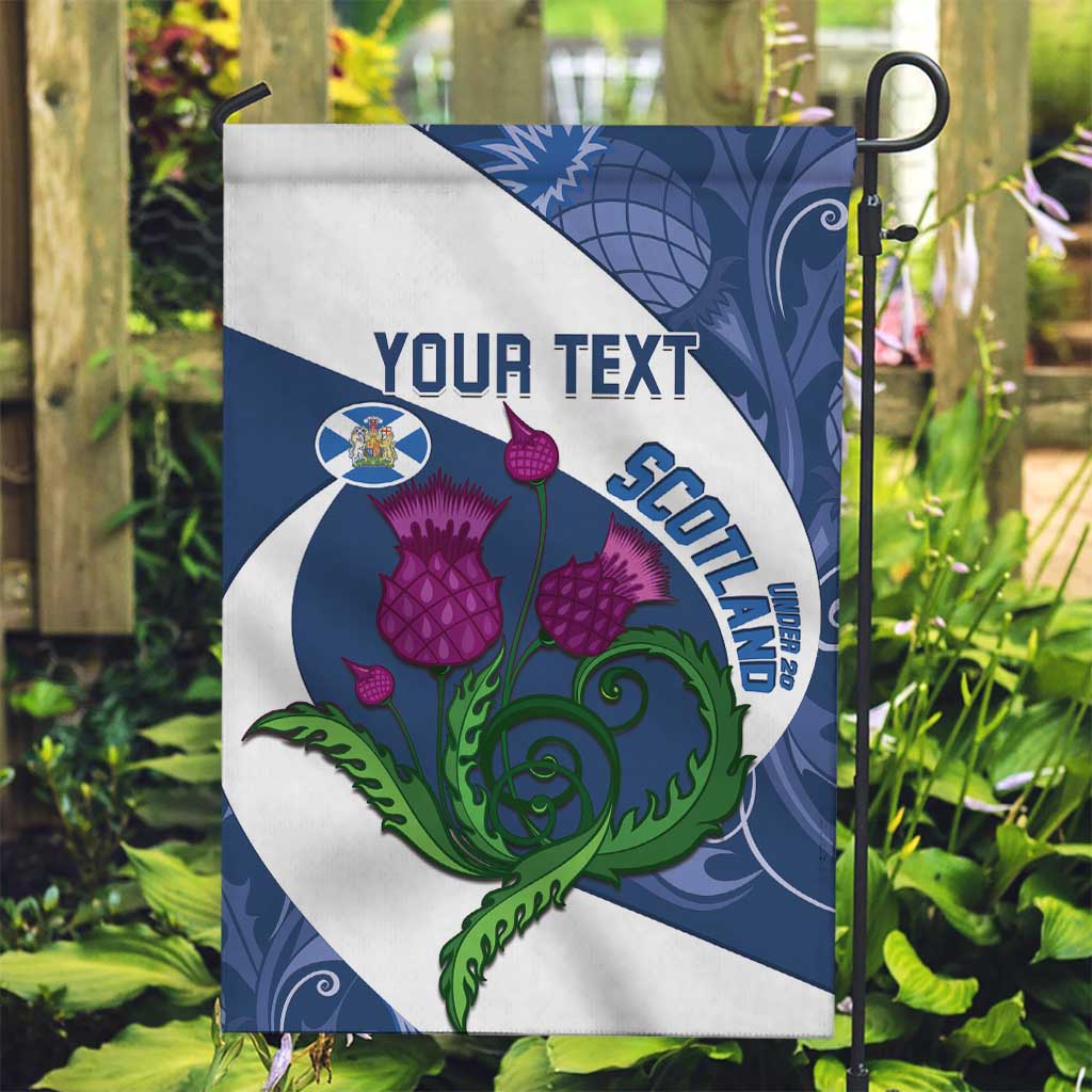Custom Scotland Rugby Garden Flag 2024 Go Champions Scottish Thistles - Wonder Print Shop