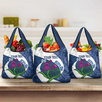 Custom Scotland Rugby Grocery Bag Go Champions Scottish Thistles