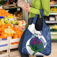 Custom Scotland Rugby Grocery Bag Go Champions Scottish Thistles