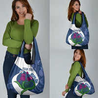 Custom Scotland Rugby Grocery Bag Go Champions Scottish Thistles