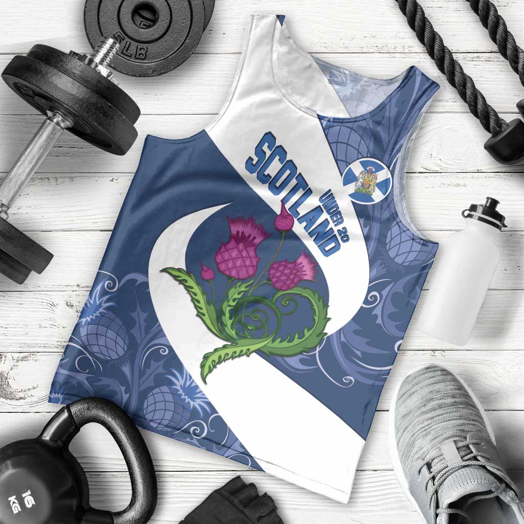 Custom Scotland Rugby Men Tank Top 2024 Go Champions Scottish Thistles - Wonder Print Shop