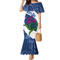 Custom Scotland Rugby Mermaid Dress 2024 Go Champions Scottish Thistles - Wonder Print Shop