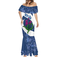 Custom Scotland Rugby Mermaid Dress 2024 Go Champions Scottish Thistles - Wonder Print Shop
