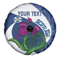 Custom Scotland Rugby Spare Tire Cover 2024 Go Champions Scottish Thistles - Wonder Print Shop