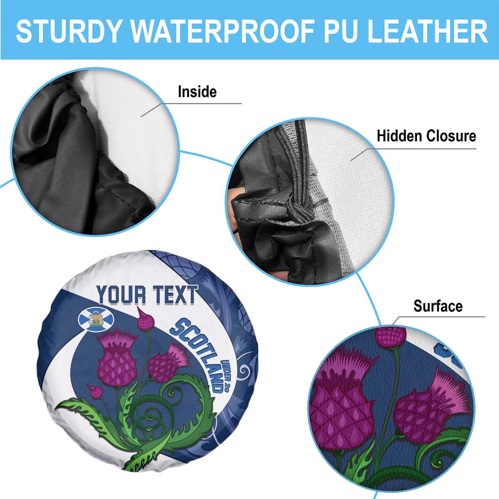 Custom Scotland Rugby Spare Tire Cover 2024 Go Champions Scottish Thistles - Wonder Print Shop