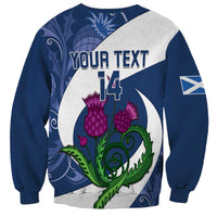 Custom Scotland Rugby Sweatshirt 2024 Go Champions Scottish Thistles - Wonder Print Shop