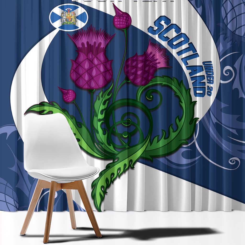 Custom Scotland Rugby Window Curtain 2024 Go Champions Scottish Thistles - Wonder Print Shop