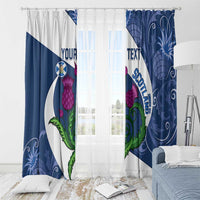 Custom Scotland Rugby Window Curtain 2024 Go Champions Scottish Thistles - Wonder Print Shop
