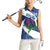 Custom Scotland Rugby Women Sleeveless Polo Shirt 2024 Go Champions Scottish Thistles - Wonder Print Shop