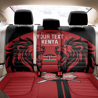 Custom Kenya Rugby Back Car Seat Cover 2024 Go Champions Simbas - Red - Wonder Print Shop