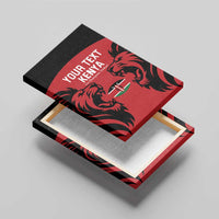 Custom Kenya Rugby Canvas Wall Art 2024 Go Champions Simbas - Red - Wonder Print Shop