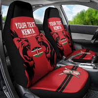 Custom Kenya Rugby Car Seat Cover 2024 Go Champions Simbas - Red - Wonder Print Shop