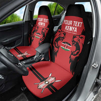 Custom Kenya Rugby Car Seat Cover 2024 Go Champions Simbas - Red - Wonder Print Shop