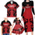 Custom Kenya Rugby Family Matching Long Sleeve Bodycon Dress and Hawaiian Shirt 2024 Go Champions Simbas - Red - Wonder Print Shop