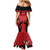 Custom Kenya Rugby Family Matching Mermaid Dress and Hawaiian Shirt 2024 Go Champions Simbas - Red - Wonder Print Shop
