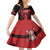 Custom Kenya Rugby Family Matching Off Shoulder Maxi Dress and Hawaiian Shirt 2024 Go Champions Simbas - Red - Wonder Print Shop