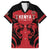 Custom Kenya Rugby Family Matching Off Shoulder Maxi Dress and Hawaiian Shirt 2024 Go Champions Simbas - Red - Wonder Print Shop