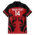 Custom Kenya Rugby Family Matching Off Shoulder Short Dress and Hawaiian Shirt 2024 Go Champions Simbas - Red - Wonder Print Shop