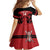 Custom Kenya Rugby Family Matching Short Sleeve Bodycon Dress and Hawaiian Shirt 2024 Go Champions Simbas - Red - Wonder Print Shop