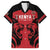 Custom Kenya Rugby Family Matching Short Sleeve Bodycon Dress and Hawaiian Shirt 2024 Go Champions Simbas - Red - Wonder Print Shop