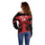 Custom Kenya Rugby Off Shoulder Sweater 2024 Go Champions Simbas - Red - Wonder Print Shop