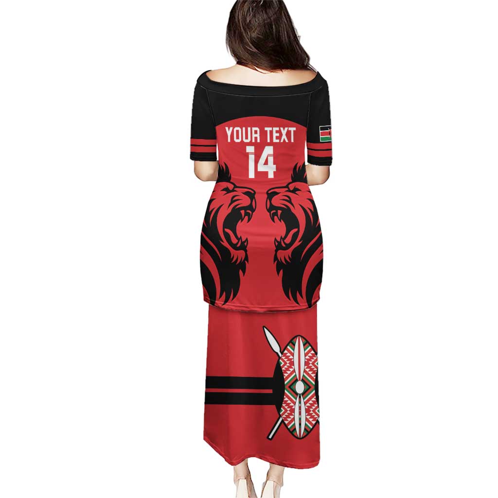 Custom Kenya Rugby Puletasi 2024 Go Champions Simbas - Red - Wonder Print Shop