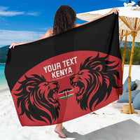 Custom Kenya Rugby Sarong 2024 Go Champions Simbas - Red - Wonder Print Shop