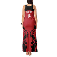 Custom Kenya Rugby Tank Maxi Dress 2024 Go Champions Simbas - Red - Wonder Print Shop
