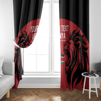 Custom Kenya Rugby Window Curtain 2024 Go Champions Simbas - Red - Wonder Print Shop