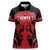 Custom Kenya Rugby Women Polo Shirt 2024 Go Champions Simbas - Red - Wonder Print Shop