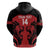 Custom Kenya Rugby Zip Hoodie 2024 Go Champions Simbas - Red - Wonder Print Shop