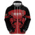 Custom Kenya Rugby Zip Hoodie 2024 Go Champions Simbas - Red - Wonder Print Shop