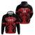 Custom Kenya Rugby Zip Hoodie 2024 Go Champions Simbas - Red - Wonder Print Shop
