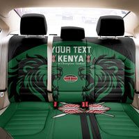 Custom Kenya Rugby Back Car Seat Cover 2024 Go Champions Simbas - Green - Wonder Print Shop