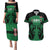 Custom Kenya Rugby Couples Matching Puletasi and Hawaiian Shirt 2024 Go Champions Simbas - Green - Wonder Print Shop