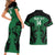 Custom Kenya Rugby Couples Matching Short Sleeve Bodycon Dress and Hawaiian Shirt 2024 Go Champions Simbas - Green - Wonder Print Shop