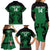Custom Kenya Rugby Family Matching Long Sleeve Bodycon Dress and Hawaiian Shirt 2024 Go Champions Simbas - Green - Wonder Print Shop