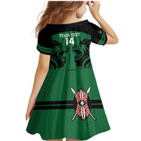 Custom Kenya Rugby Family Matching Mermaid Dress and Hawaiian Shirt 2024 Go Champions Simbas - Green - Wonder Print Shop