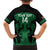 Custom Kenya Rugby Family Matching Short Sleeve Bodycon Dress and Hawaiian Shirt 2024 Go Champions Simbas - Green - Wonder Print Shop