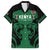 Custom Kenya Rugby Family Matching Short Sleeve Bodycon Dress and Hawaiian Shirt 2024 Go Champions Simbas - Green - Wonder Print Shop